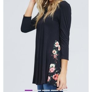 Cool Melon 3/4 sleeve tunic